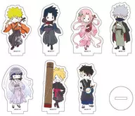 7-Type Set "NARUTO & BORUTO Acrylic Petit Stand 06. Waraku Machine ver. (Graph Art Illustration)"