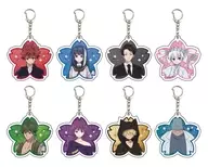 8-Type Set "Acrylic Key Holder cherry trees at evening San's Masterpiece 01. Official Illustration"