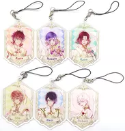 全6種セット アクリルストラップ 「DIABOLIK LOVERS BRIDAL ROSES くじ Type A」 C賞