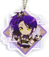 Shion Todo Acrylic Key Holder "Maru KUJI idol Land PriPara China Gothic Code Chibi Character Ver." Middle blessing 5