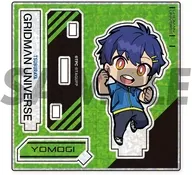 Yomogi Mannaka "Grid Man Universe Trading Hologram Mini Acrylic Stand"