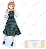 BIG Acrylic Stand "ONE PIECE Sunshine!" Plaid Love Live! Costume ver. BIG Acrylic Stand Painted by Chiuta Takaumi