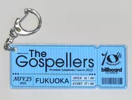 Gospel's acrylic ticket key holder "billboard classics The Gospellers Premium Symphonic Concert 2022" limited to Fukuoka venue