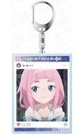 Watarase Kiwi SNS style acrylic key holder "Jellyfish at night can't swim"