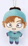 Zen- 法寺 Isaku Pokéko (mascote de pelúcia) "Nintama Rantaro"