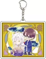 01. Diseño colectivo (ilustración oficial) Decacrylic Key Holder "Rajō Love Tsukiya"