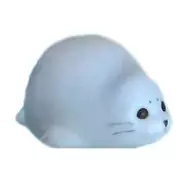 うつぶせグレー 「ぽわっと あざらしライト」