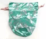 Satin drawstring bag Green "Pink Panther Pouch Collection"