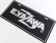 Eikichi Yazawa License Plate (Logo) Black x Silver