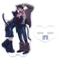 Okita Ariho Illustration Acrylic Stand "PUNKS △ TRIANGLE" Churuchuru Store ~ Be mofumofu animALs ~ Goods