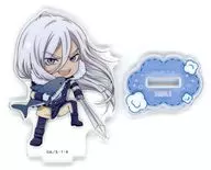 Sperbi Squaro (deformed) mini acrylic stand "Hiko KUJI mini home teacher hit man REBORN! -insieme a un peluche" Silver Award