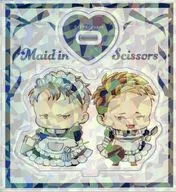 Ikeya Illustration Hologram Mini Character Acrylic Stand "Comic Brain Made IN Scissor ~ EEEEEEEEEE ~" Horinlove Books, Special Bonus