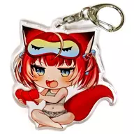 Karubi Akami (Eye mask) "Virtual YouTuber Akami Karubi ×Clove Lounge Cafe & Bar POPUP STORE 2023 Acrylic Key Holder"