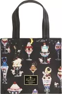 "Sentimental Circus" mini tote bag with a theme of a late-night parfait and stardust teardrop cherry theme.