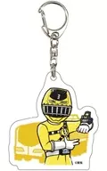 トッキュウ No. 3 "Acrylic Key Holder Ressha Sentai ToQger 01. Graphic Art Illustration"