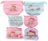 6-Type Set "Rilakkuma Ko Rilakkuma All Become Strawberry Assorted Collection"