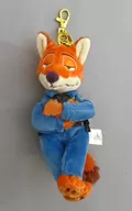 Nick Wild (drowsy) plush key chain "ZOOTOPIA" limited to Disney Store