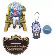 Sig Win WARM 映影 Series Character Acrylic Stand & Acrylic Key Holder Set "Genshin" C104 Goods