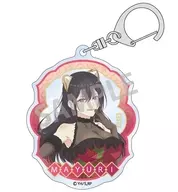 Mayuri Hanyu (B) "2.5 Dimensional Temptation Trading Acrylic Key Holder Chemo-Mimi x Chinese Lolita"