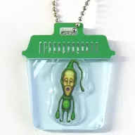 Kusamadara O-Kobito "Chibitata Tsuitata! Caterpillar Cage Acrylic Key Holder 2"