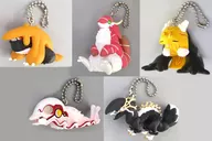 5-Type Set "Sushi Dragon Mascot Ball Chain 2"