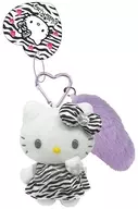 Mascot key holder with zebra tail "Hello Kitty 2024 GOGO GIRL COLLECTION"