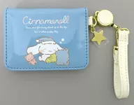 Cinnamoroll Carefree Natural Open Pass Case Blue "Sanrio Character Connectors"