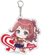 花海 咲季 Decaacrylic Key Holder, Similer Look Costume Ver. (Mini Character Illustration) "Gakuen idol Master Goods Fair in Gamers"