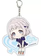 "Gakuen idol Master Goods Fair in Gamers" by Riya Katsuragi Large Acrylic Key Holder SIMILER Look Costume Ver. (Mini Character Illustration)