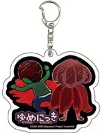 Corpse and Jellyfish "Yumenishiki Acrylic Key Holder 01. Graph Art Illustration"