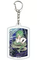 "Laguna Crimson Acrylic Key Holder 02. Graphic Art Illustration" by ディザス Trois