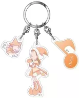 2. Fujiwara-hazuki 3-chain acrylic key holder "Magical DoReMi Docker ~ on!"