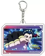 By Haruto Aoi, "Beyblade Burst Smile Acrylic Key Holder 10. Scene photograph Illustration"