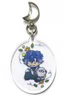 Fígaro "The Promise of the Wizard × Moaracku-chan POP UP SHOP in Character Station Street by eeo Moon-shaped acrílico key holder with nascan".