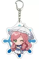 Hanazono Hana 々里 "Acrylic Key Holder : 100 Girls Who Love You 05. Mini Character Illustration"