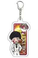 Dimple "Acrylic Key Holder Mob Psycho 100 III 11. Tuxedo Ver. Graphic Art Illustration"