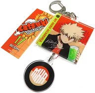 爆豪勝己 レコード風キーホルダー＆ステッカーセット 「僕のヒーローアカデミア×まねきねこ」