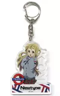 Kotobuki tsumugi acrylic key holder "KUJI Hikido Anime 15th Anniversary! K-on! Series ×Newtype Online KUJI" C-4 Award