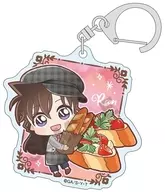 Ran MORI "CASE CLOSED Trading Acrylic Keyholder Kyarapeco Bakery"