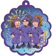 Hachiya Saburo & Takeya Yazaemon & Fuba Raizo "Nintama Rantaro Kirakira Acrylic Key Chain Firework ver."