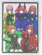 集合(網絡朋剋)桐人理惠(剪紙畫)"五等分的新娘"