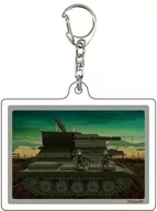 Car washing "Saving Nation's Snejinka Acrylic Key Holder 01. Official Illustration"