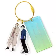 Yuki Yamada (Naoya Kayashima) & Eeiji 赤楚 (Yuto Shirahama) Acrylic Wire Key Ring "Pending Train -8 : 23, with you tomorrow"