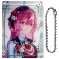 Muyu Amagase acrylic block key holder "Virtual YouTuber Nijisanji Nostalgia Collection" Nijisanji official store 4th anniversary
