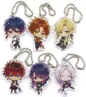 Acrylic Key Holder Set (6 Types) "Switch Soft Moyo! Otome Doshi ~ 華遊 Koigo ~" Trader Purchase benefits