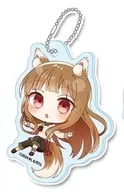 5. Holo "Spice and Wolf Merchant Meets The Wise Wolf Puchichoko Trading Acrylic Key Holder"