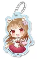 7. Holo "Spice and Wolf MERCHANT MEETS THE WISE WOLF Puchichoko Trading Acrylic Key Holder"