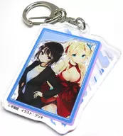 10-Volume Cover Visual Acrylic Key Holder "KUJI Hikido Haganai 15th Anniversary Online KUJI" C-10 Award