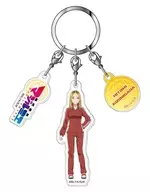 04. Hitomi Koshigaya B3-Chain Acrylic Key Holder "Mazilu Mie Co., Ltd."