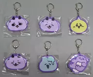 6-Type Set "Popoka Trading Rubber Key Holder"